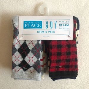 NWT The Children’s Place Boy Toddler Crew Socks